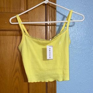 PacSun lace crop top, size small NWT